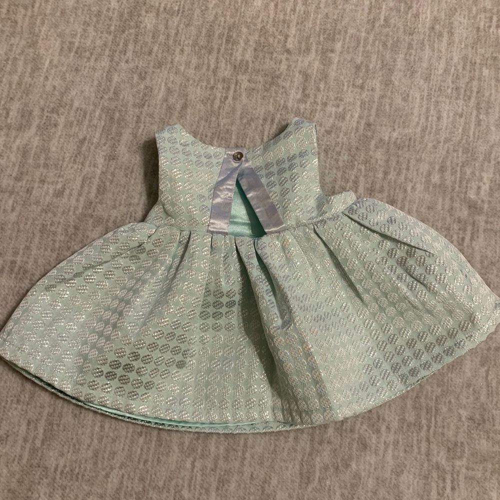 Cat&Jack Blue and Silver Infant Dress 0-3M